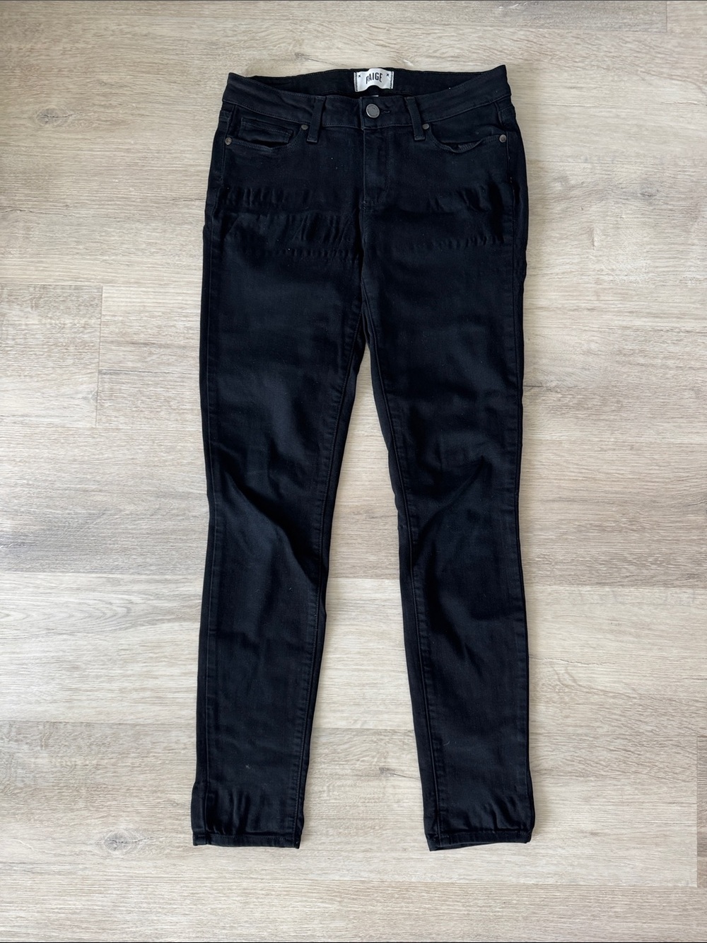 PAIGE Black Skinny Jeans size 28